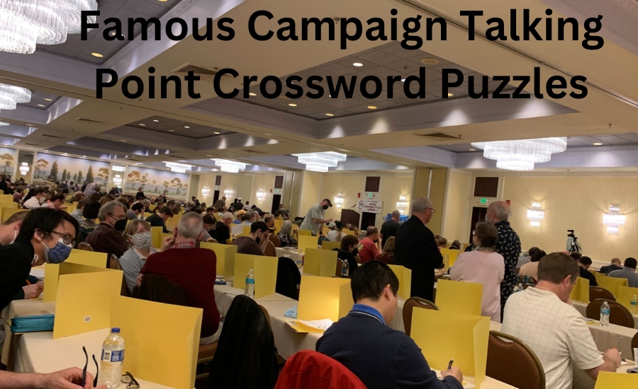 campaign talking point crossword