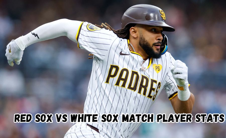 red sox vs white sox match player stats