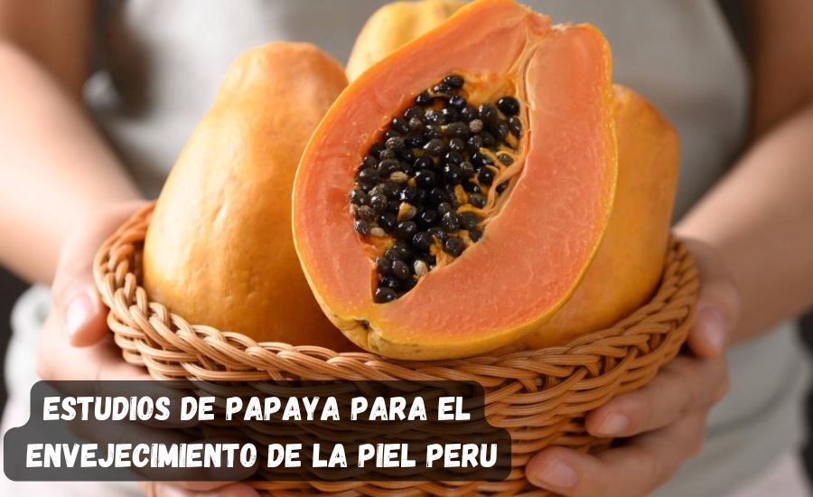 estudios de papaya para el envejecimiento de la piel peru