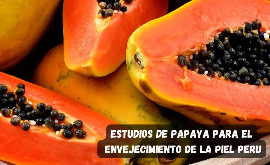 estudios de papaya para el envejecimiento de la piel peru