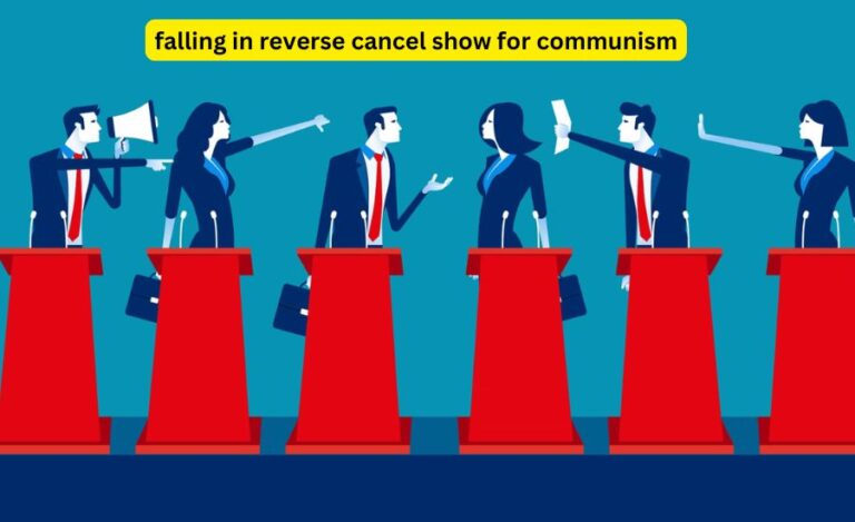 falling in reverse cancel show for communism