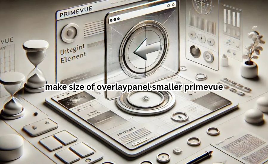 make the size of  OverlayPanel smaller  PrimeVue