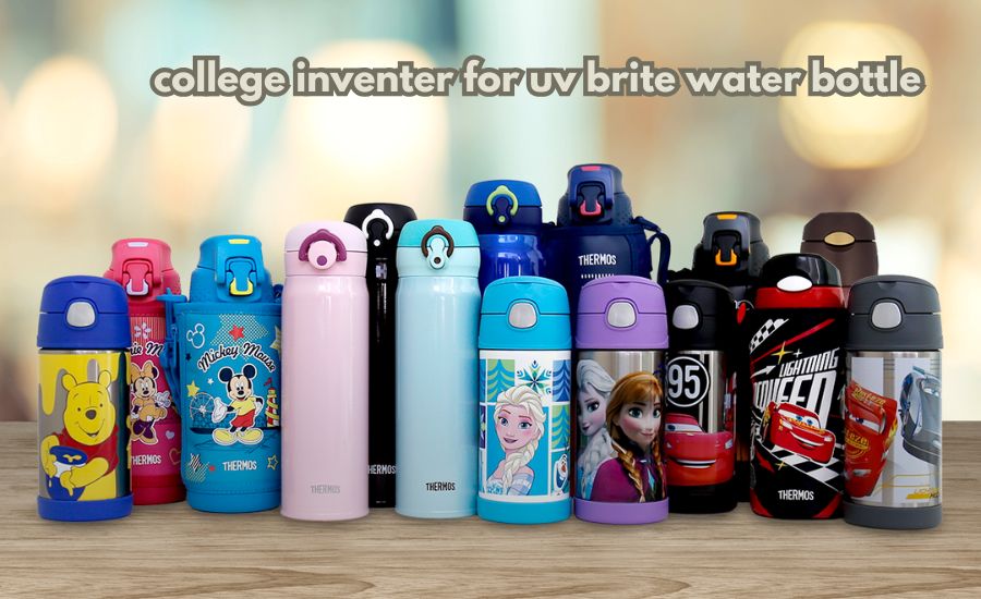 college inventer for uv brite water bottle