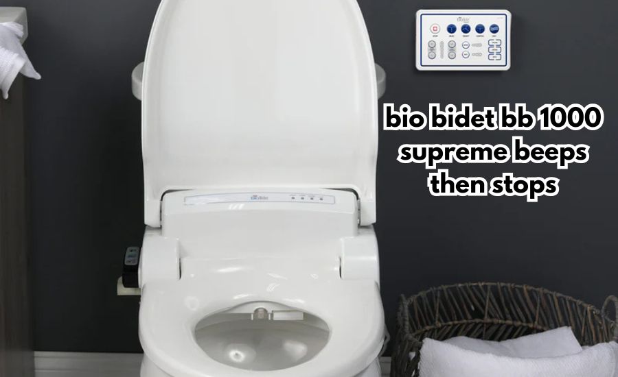 bio bidet bb 1000 supreme beeps then stops