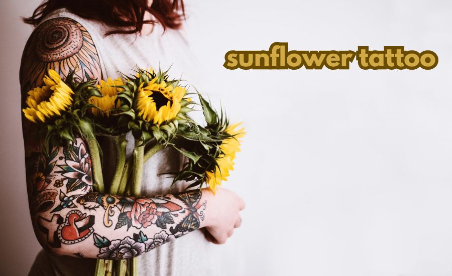 sunflower tattoo